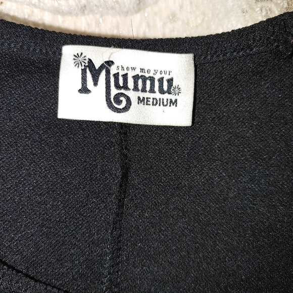 SHOW ME YOUR MUMU EASY HARRISON DRESS, BLACK M - Picture 7 of 8